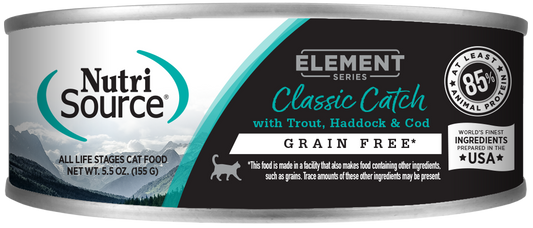 NutriSource Element Series - GF Classic Catch Canned Cat Food