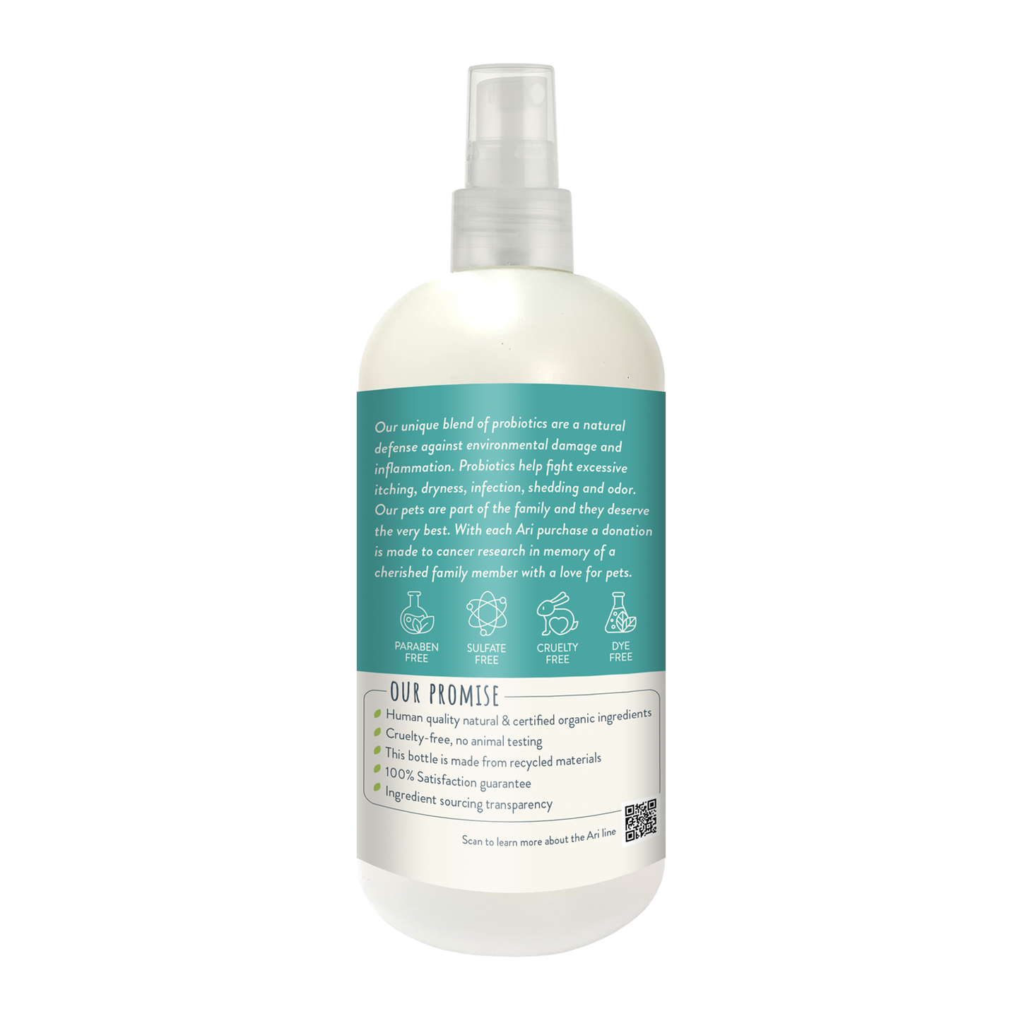 ARI Probiotic Deodorizer Spray – GREEN TEA + MANDARIN