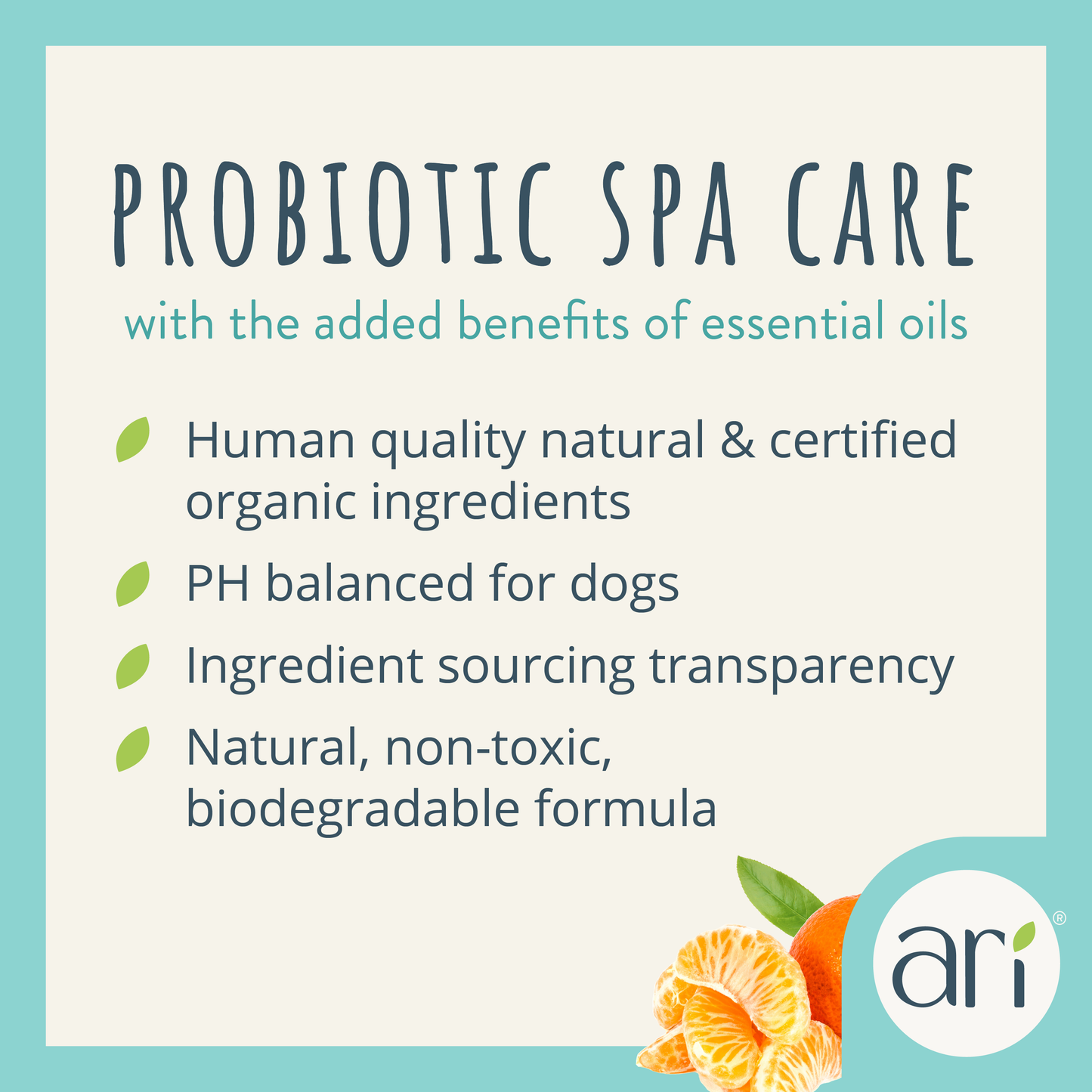 ARI Probiotic Deodorizer Spray – GREEN TEA + MANDARIN