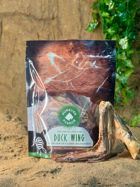 Duck Wing Bag of 3 Dog Chew - Natural Single Ingredient