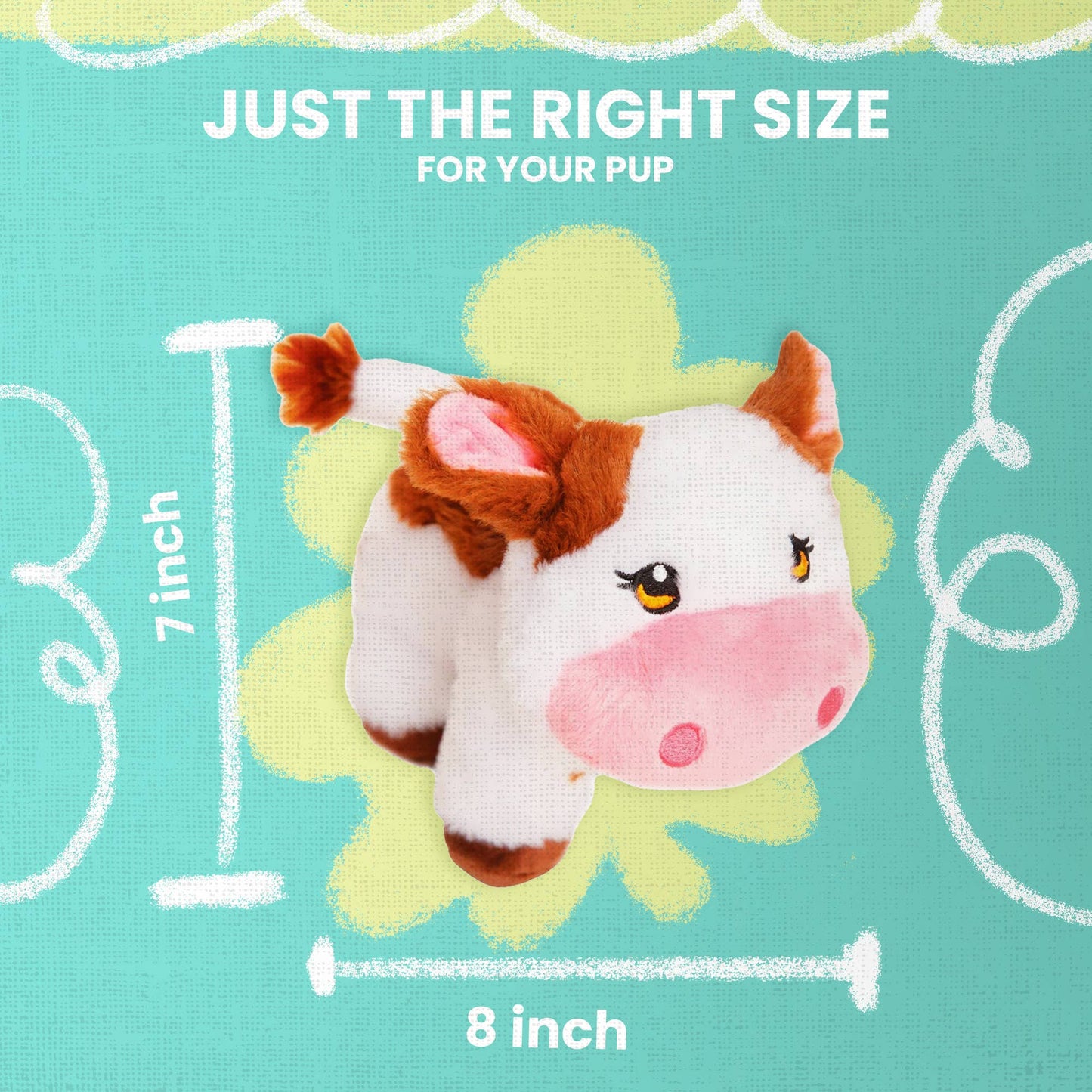 Caitlin the Cow Dog Toy