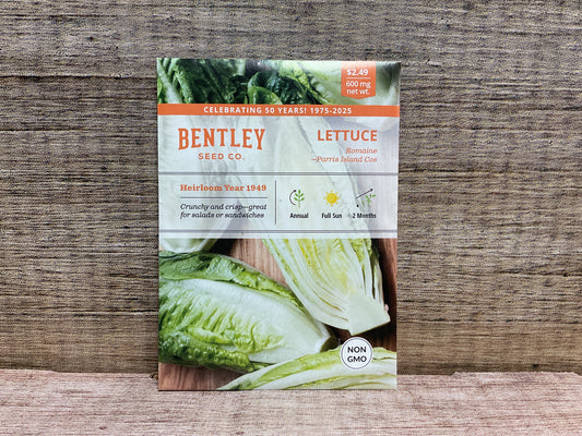 Bentley seed co. Lettuce romaine-Paris island cos