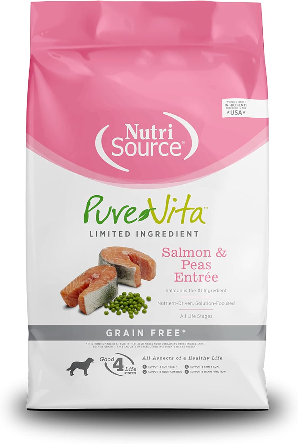 PURE VITA DOG GE SALMON & PEA -25lb