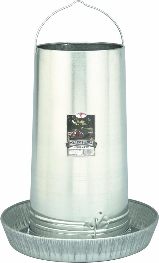 Little Giant Galvanized Feeder- 40lb