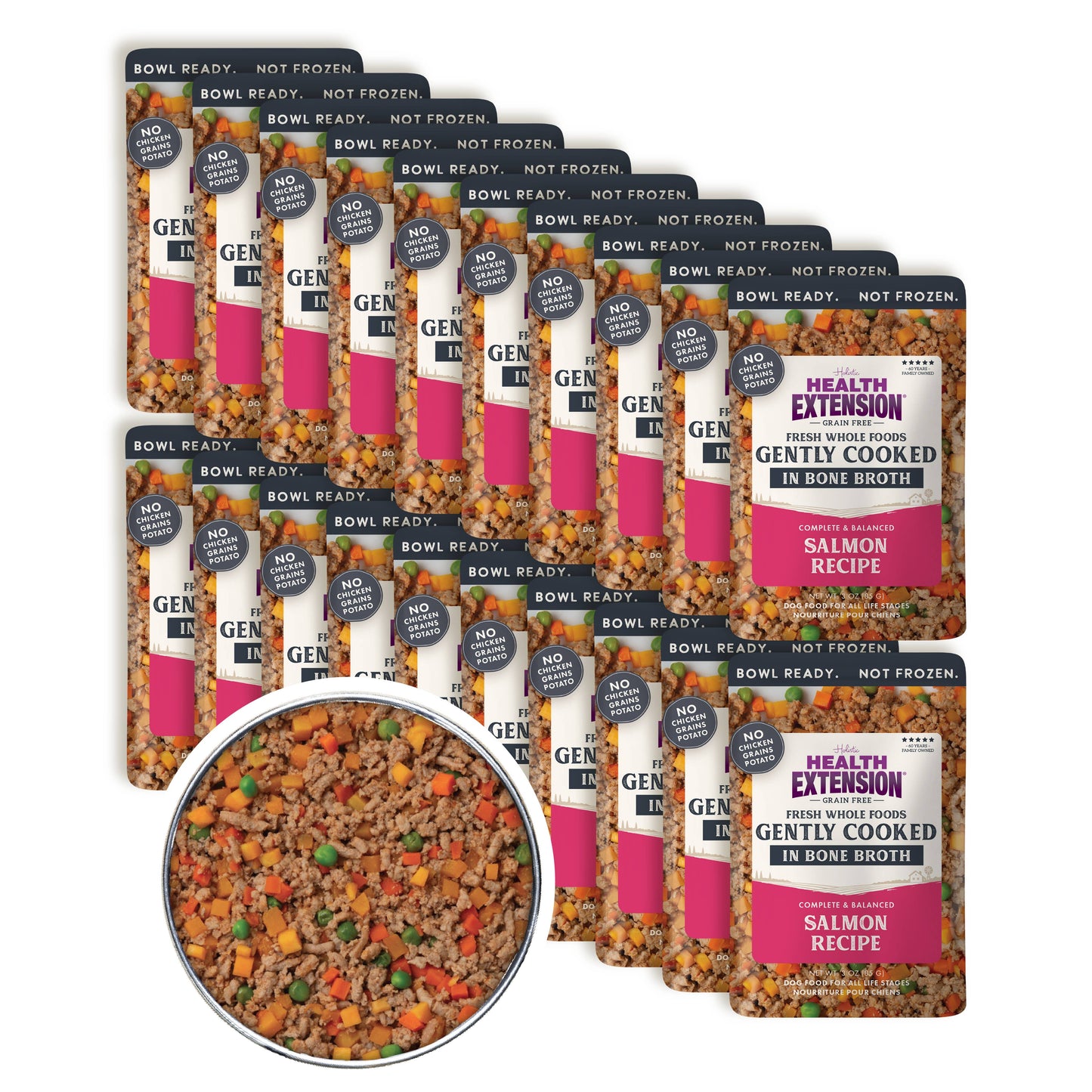 Gently Cooked Grain Free Salmon 9oz - Case