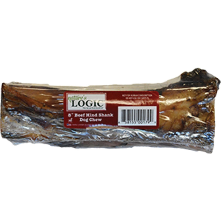 NATURE'S LOGIC DOG BEEF SHANK BONE TREAT 7-8IN