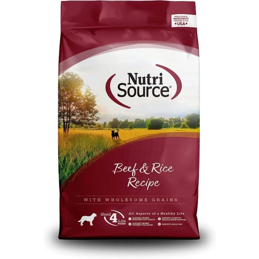 NUTRISOURCE BEEF & RICE DOG FOOD