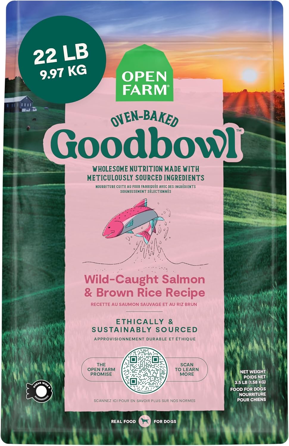 Open Farm Goodbowl Wild Caught Salmon & Brown Rice Recipe