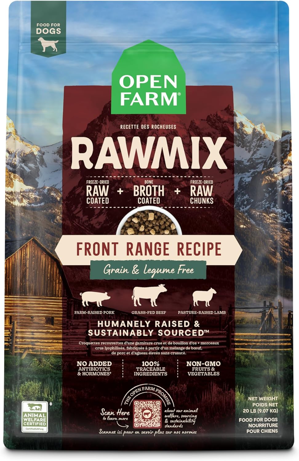 Open Farm RawMix Grain-Free Front Range - 20lb
