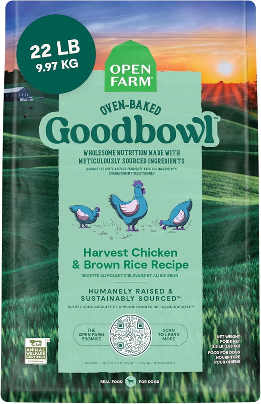Open Farm Goodbowl Harvest Chicken Brown Rice Recipe -22lb