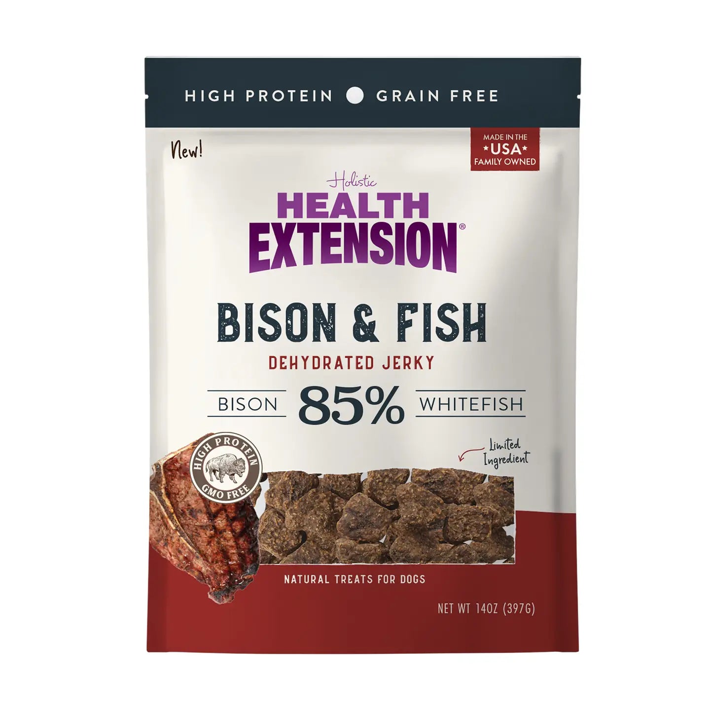 Health Extension Bison & Fish Jerky