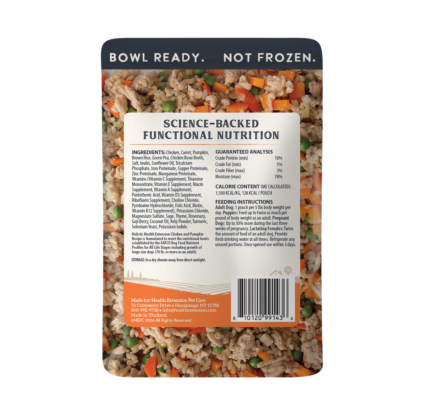 Gently Cooked Chicken & Pumpkin - 9oz Case