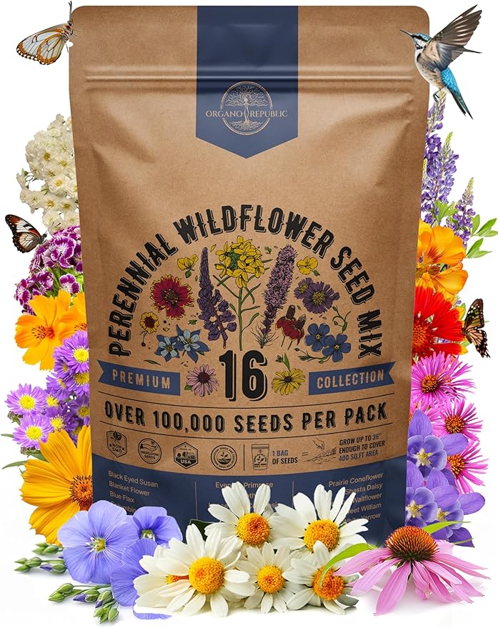 Wildflower Perennial Pollinator Mix 16oz