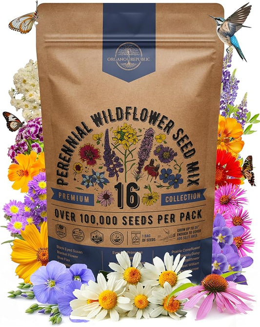 Wildflower Perennial Pollinator Mix 16oz