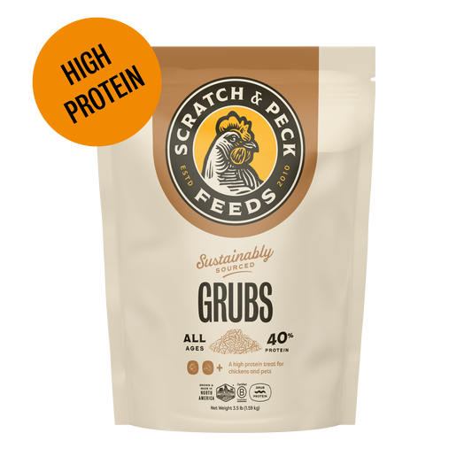 SCRATCH N PECK GRUBS 3.5 LB