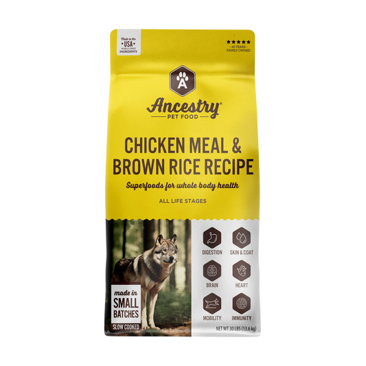 ANCESTRY CHICKEN MEAL AND RICE- 30lb