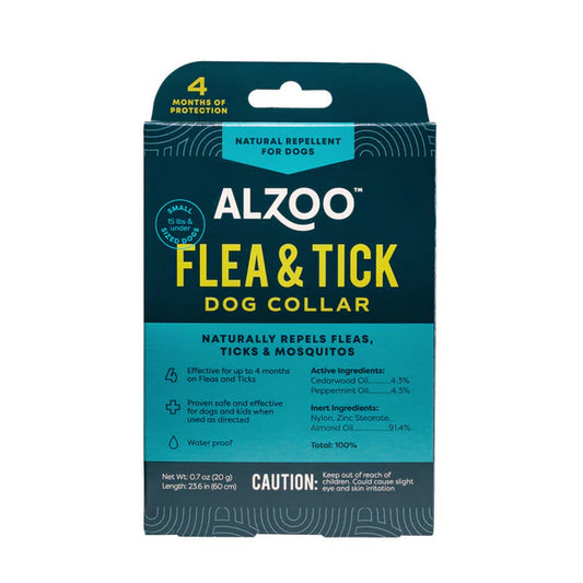 ALZOO  Plant Based Flea & Tick - Collar Small Dog
