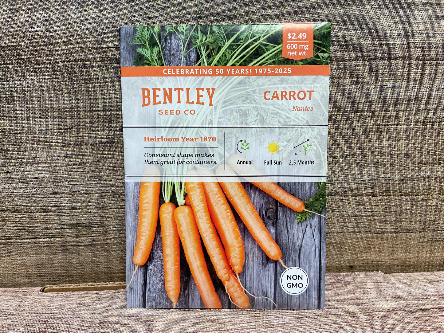 Bentley seed co. Carrot Nantes