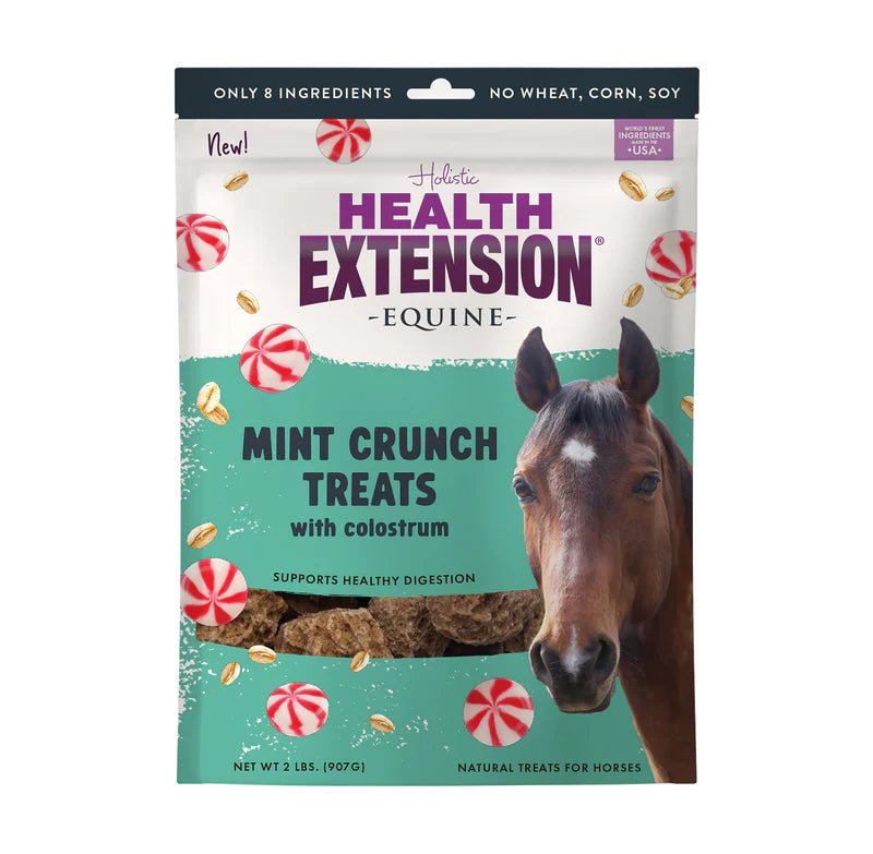 Health Extension Horse Treat Mint Crunch w/Colostrum 2lb
