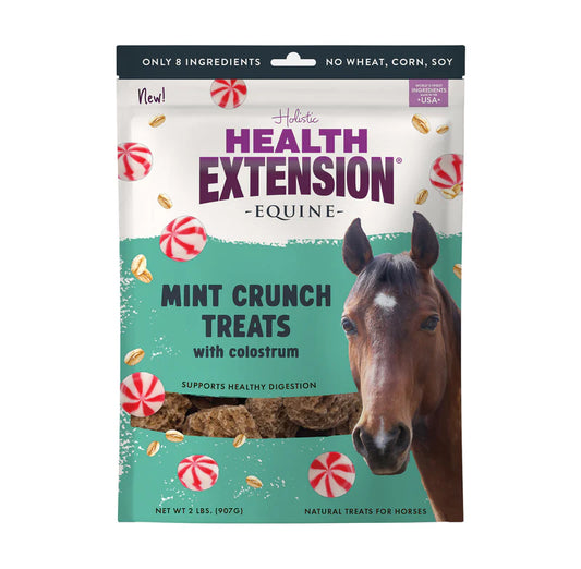 Health Extension Horse Treat Mint Crunch w/Colostrum 2lb