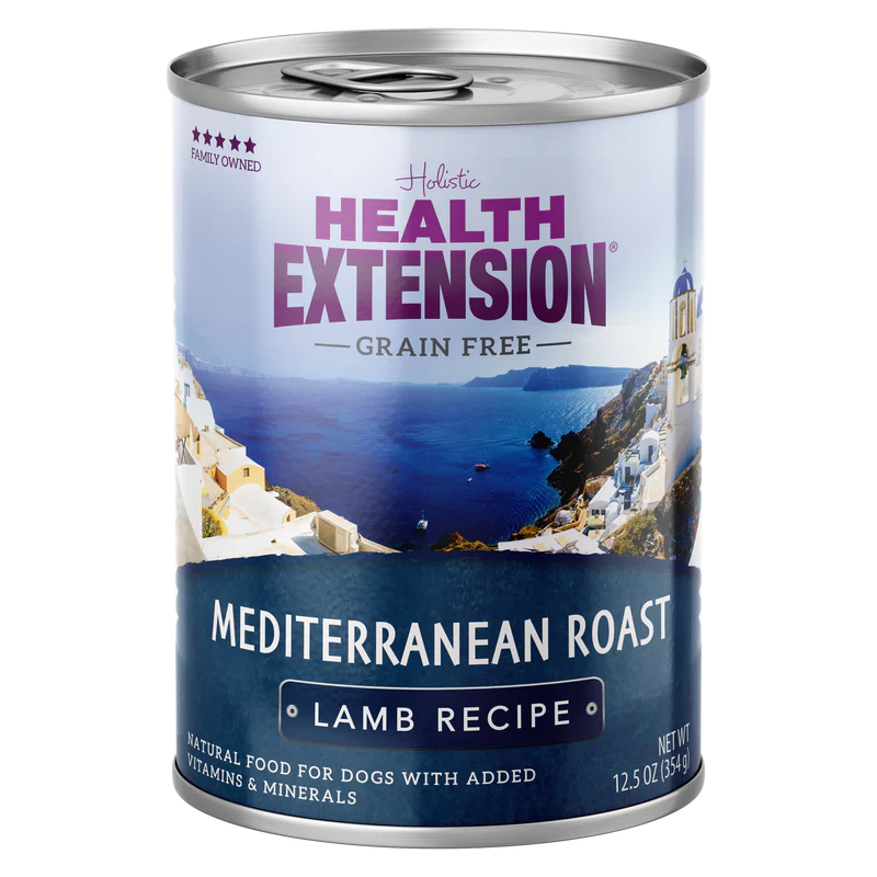 HEALTH EXTENSION GRAIN FREE MEDITERRANEAN ROAST - LAMB RECIPE 12.5OZ