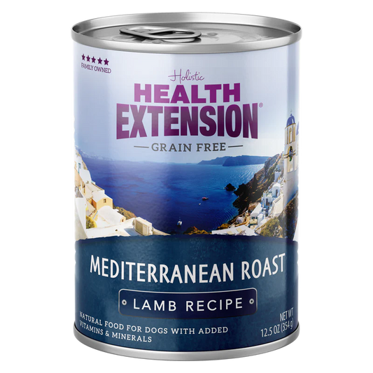 HEALTH EXTENSION GRAIN FREE MEDITERRANEAN ROAST - LAMB RECIPE 12.5OZ