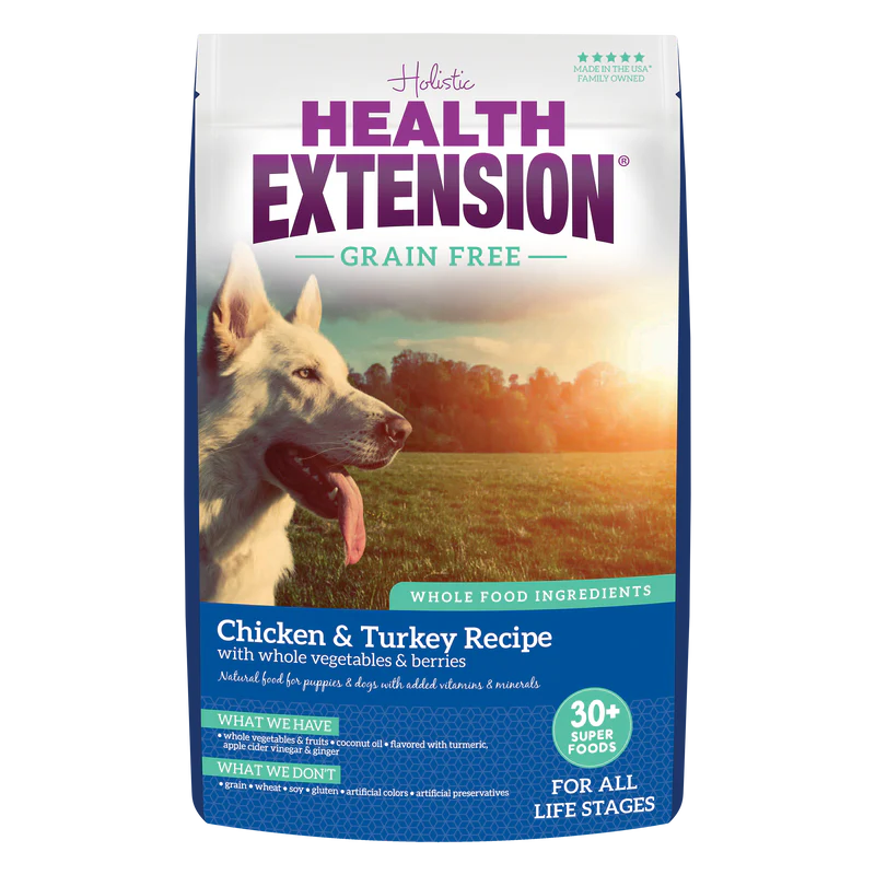 Health Extension - Grain Free - Chicken & Turkey with Whole Vegetables & Berries (1 lb)