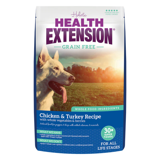 Health Extension - Grain Free - Chicken & Turkey with Whole Vegetables & Berries (1 lb)