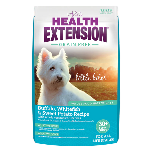 Health Extension - Grain Free - Buffalo, Whitefish, & Sweet Potato with Whole Vegetables & Berries (1 lb)