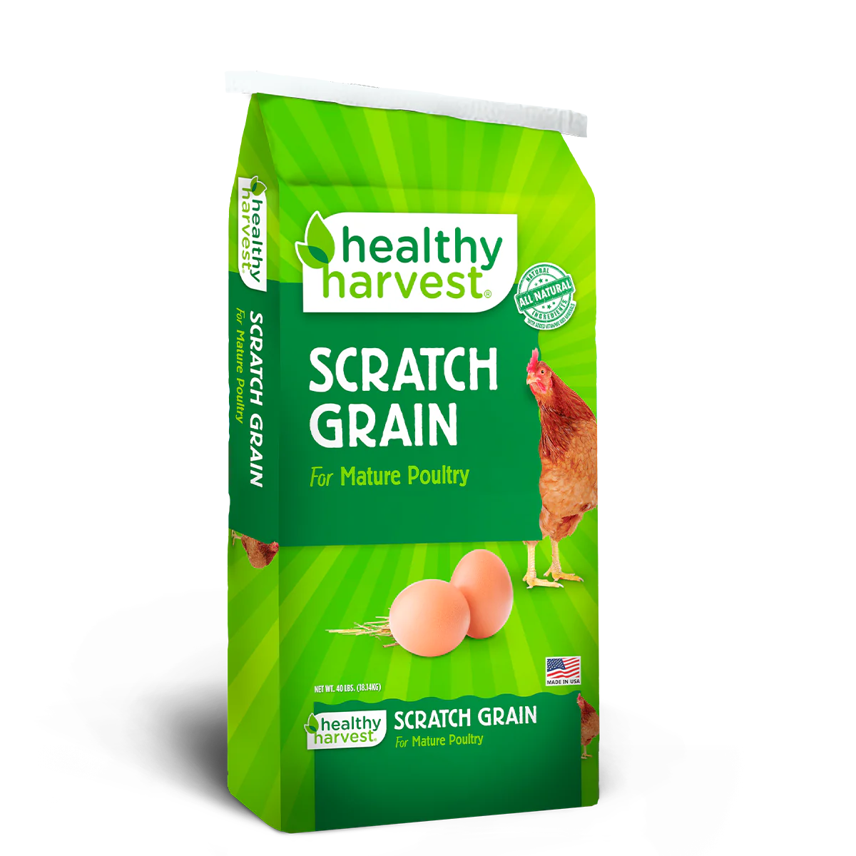 HEALTHY HARVEST No GMO/Soy Scratch Grain - 40lb