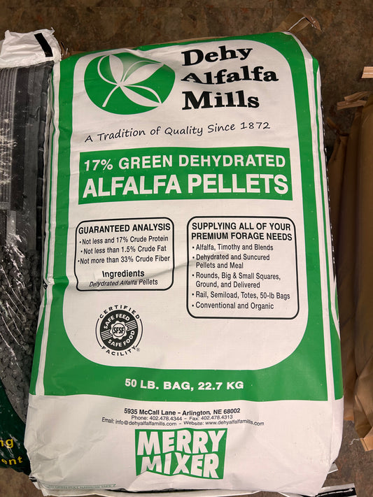 DEHY ALFALFA PELLETS (17% CP)