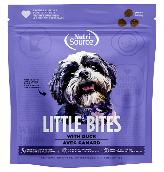 NutriSource NS Little Bites Duck Dog Treat (073893800064)