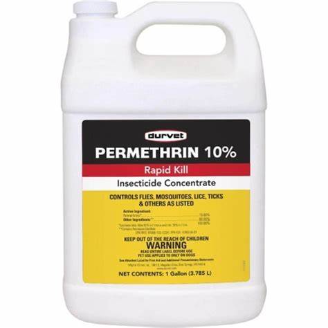 Permethrin 10% Insecticide Conc Gallon Durvet