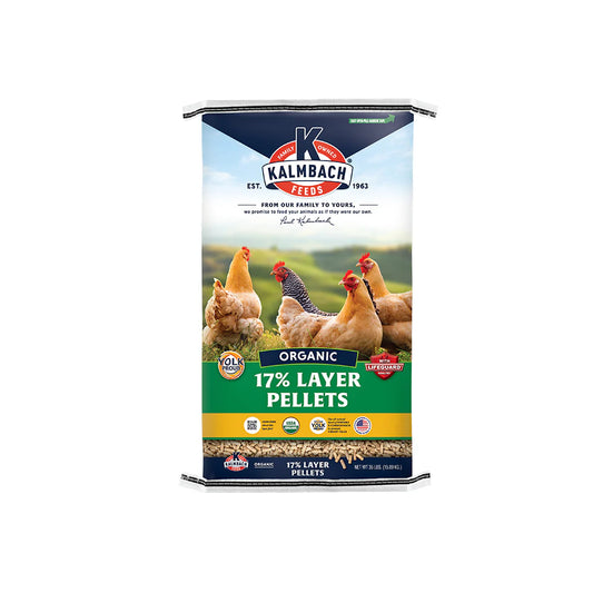 KALMBACH Organic 17% Layer Pellets for Chickens -35lb