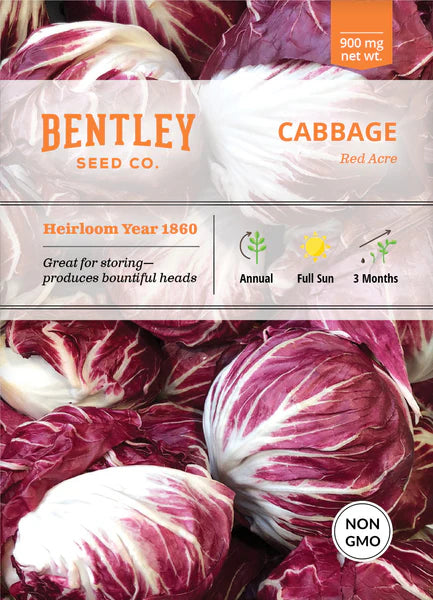 Bentley Seed Co. Cabbage Red Acre