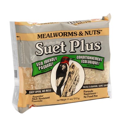 WS Mealworm & Nuts Suet Cake- 11oz