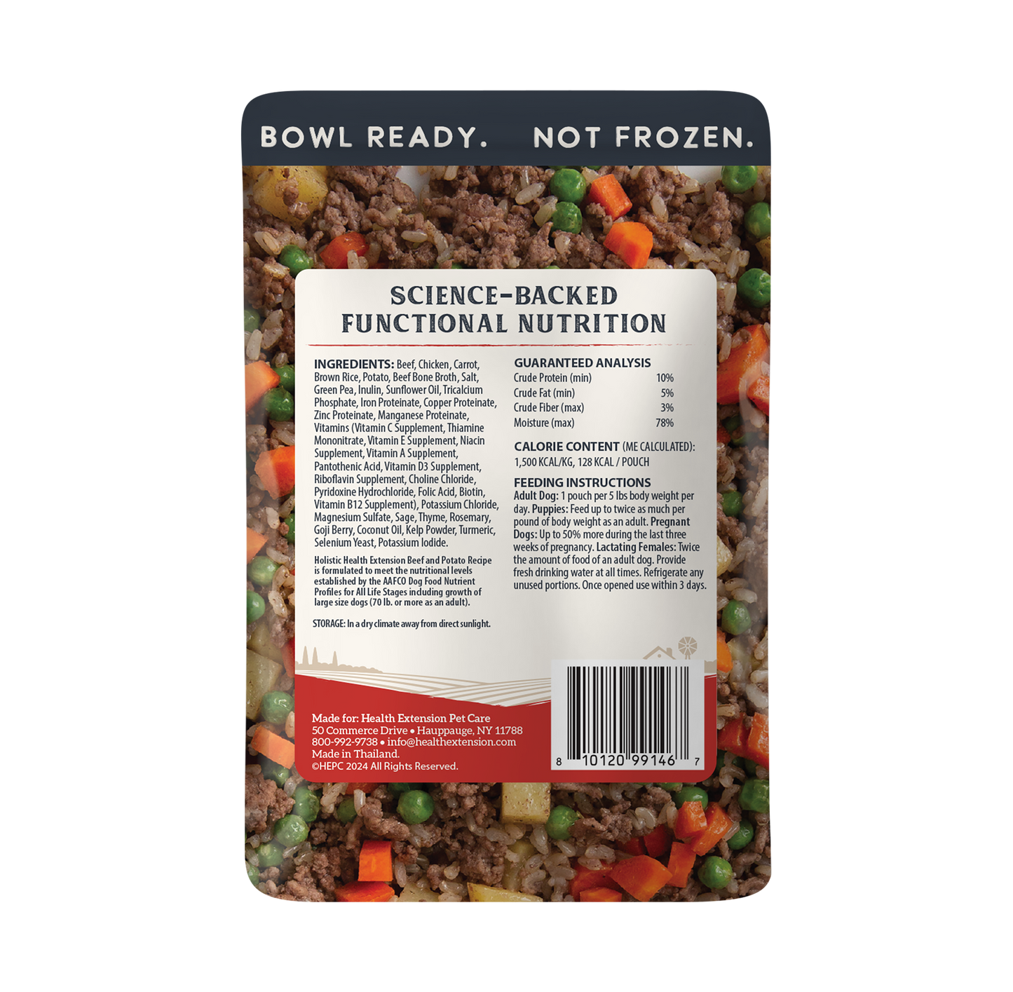 Gently Cooked Beef & Potato Recipe 9oz - Case