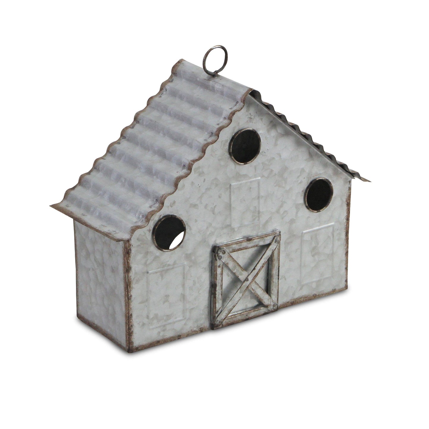 Mina Metal Hanging Birdhouse Décor - Wide