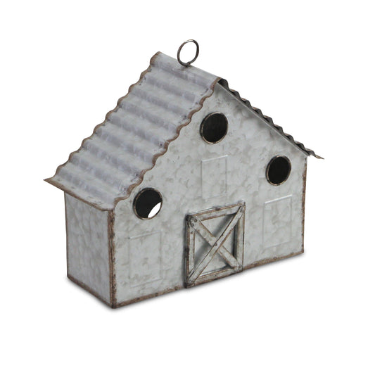 Mina Metal Hanging Birdhouse Décor - Wide