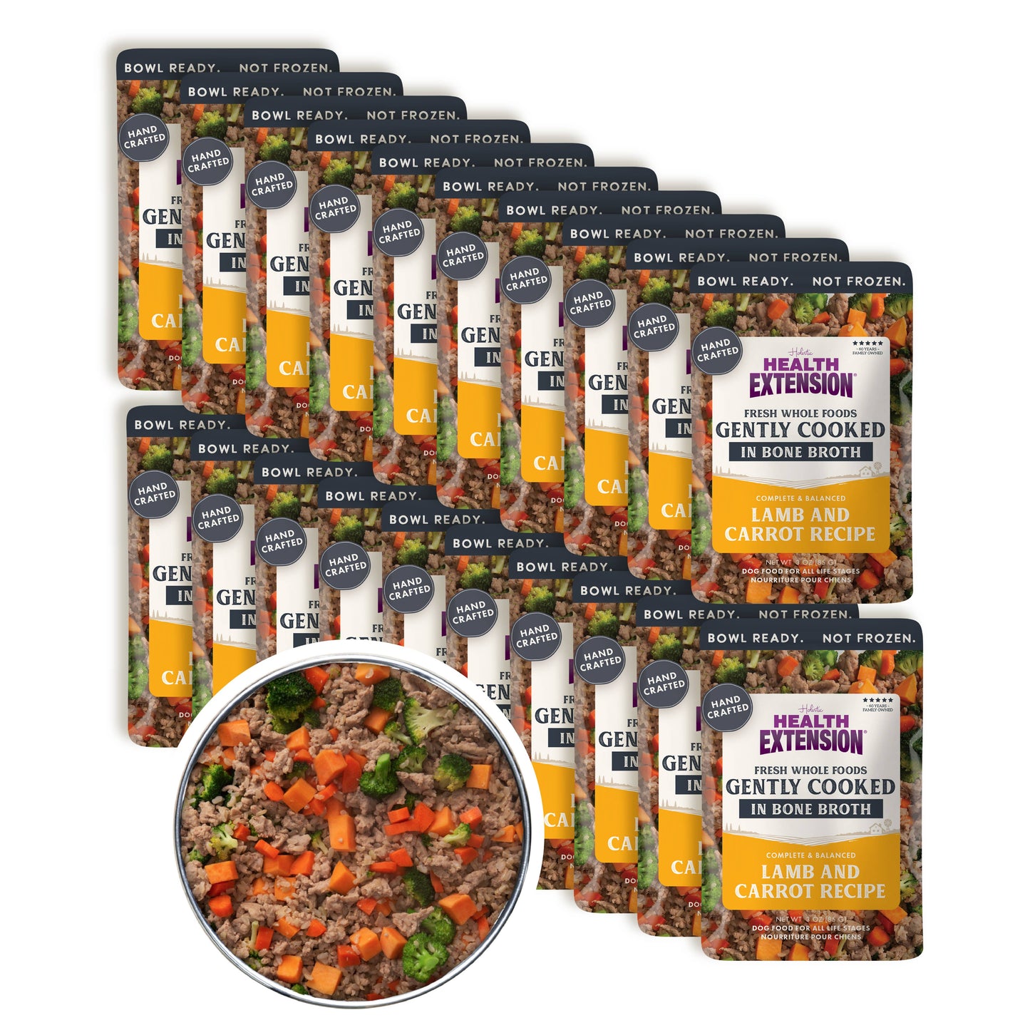 Gently Cooked Lamb & Carrot Recipe 9oz - Case