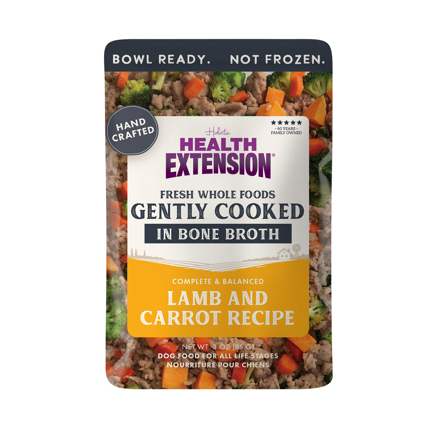 Gently Cooked Lamb & Carrot Recipe 9oz - Case