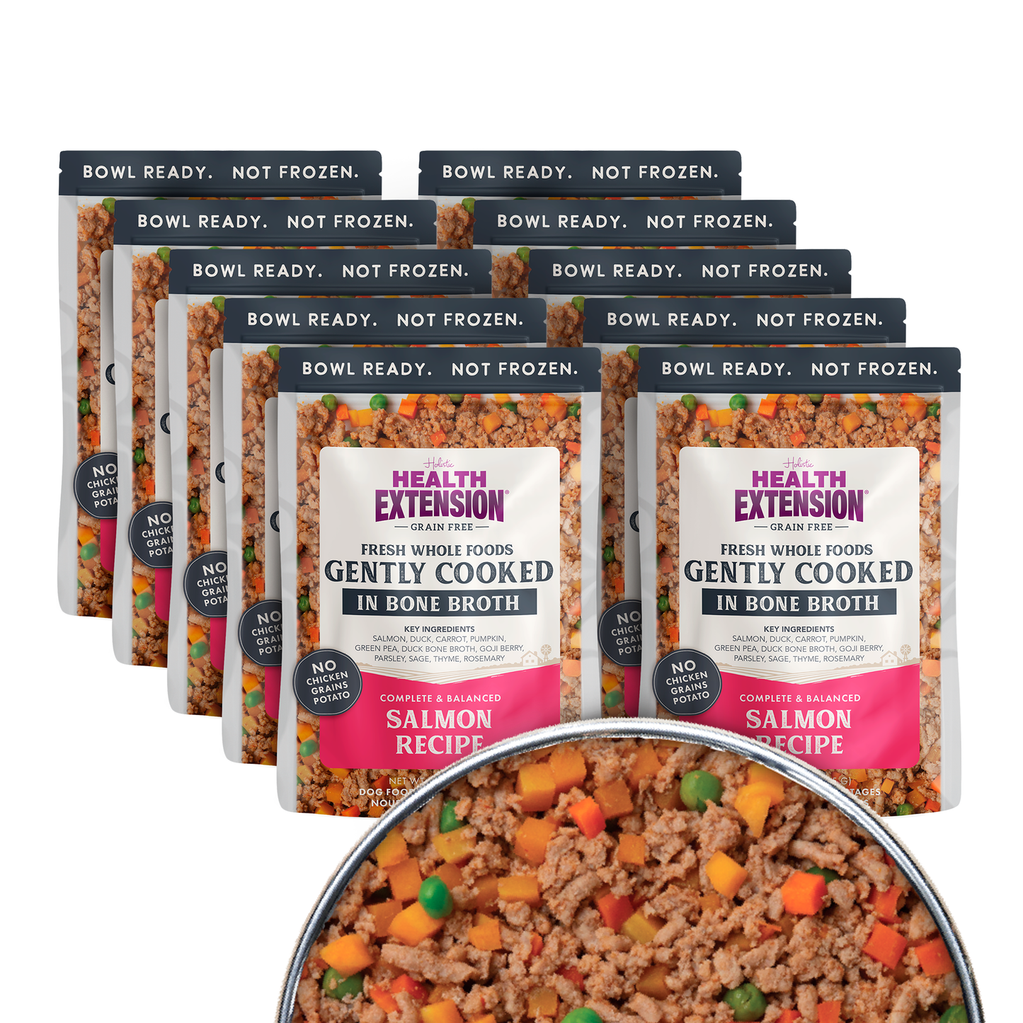 Gently Cooked Grain Free Salmon 9oz - Case