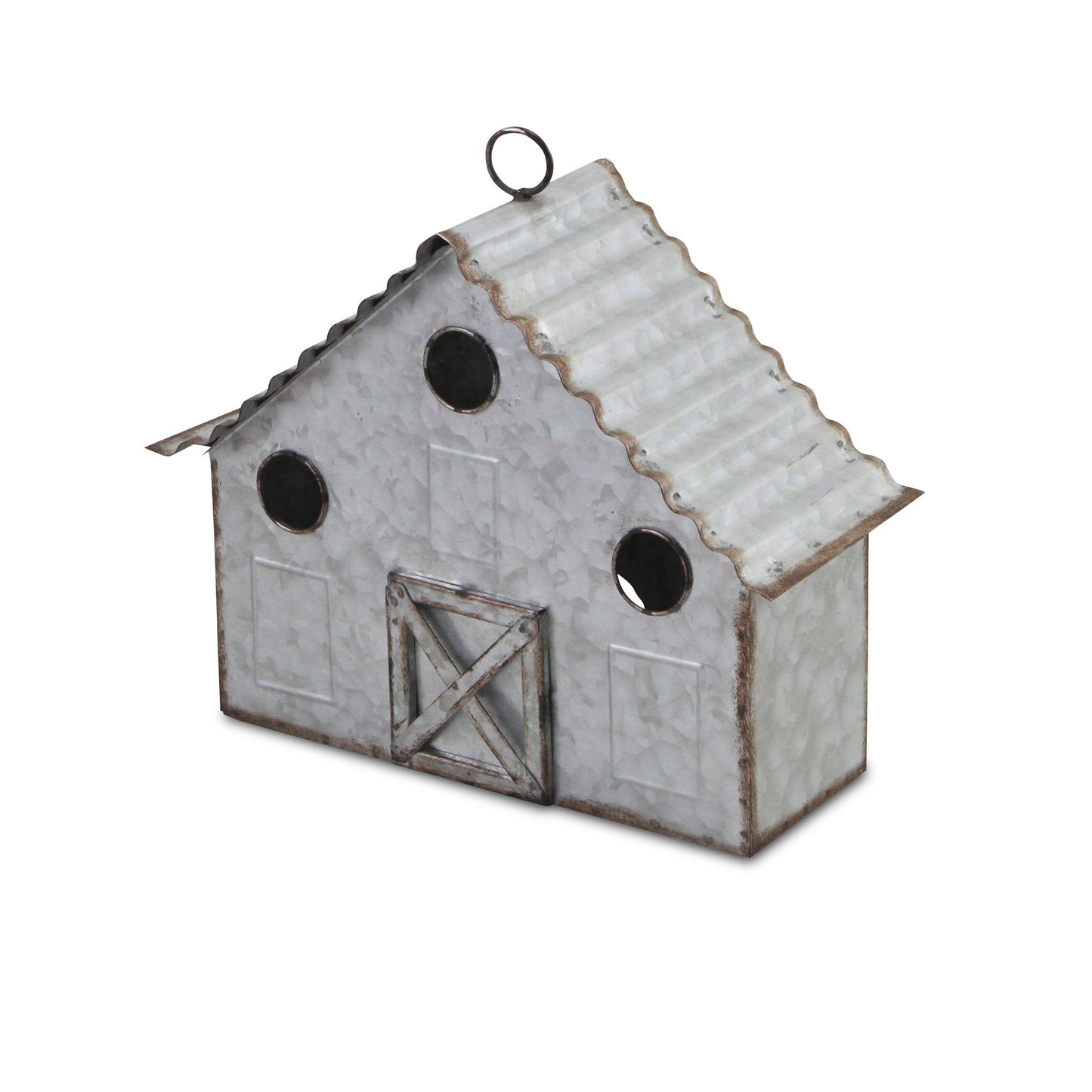 Mina Metal Hanging Birdhouse Décor - Wide