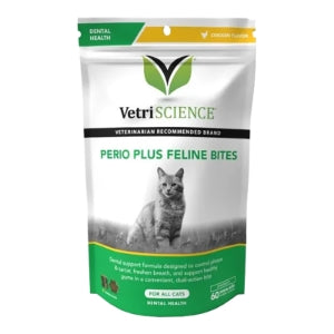 VETRISCIENCE CAT HEALTHY MOUTH BITES 60 COUNT
