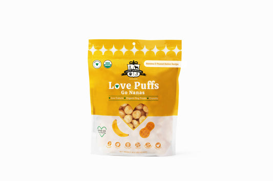 Lord Jameson Love Puffs Go Nanas Organic Crunchy Dog Treats