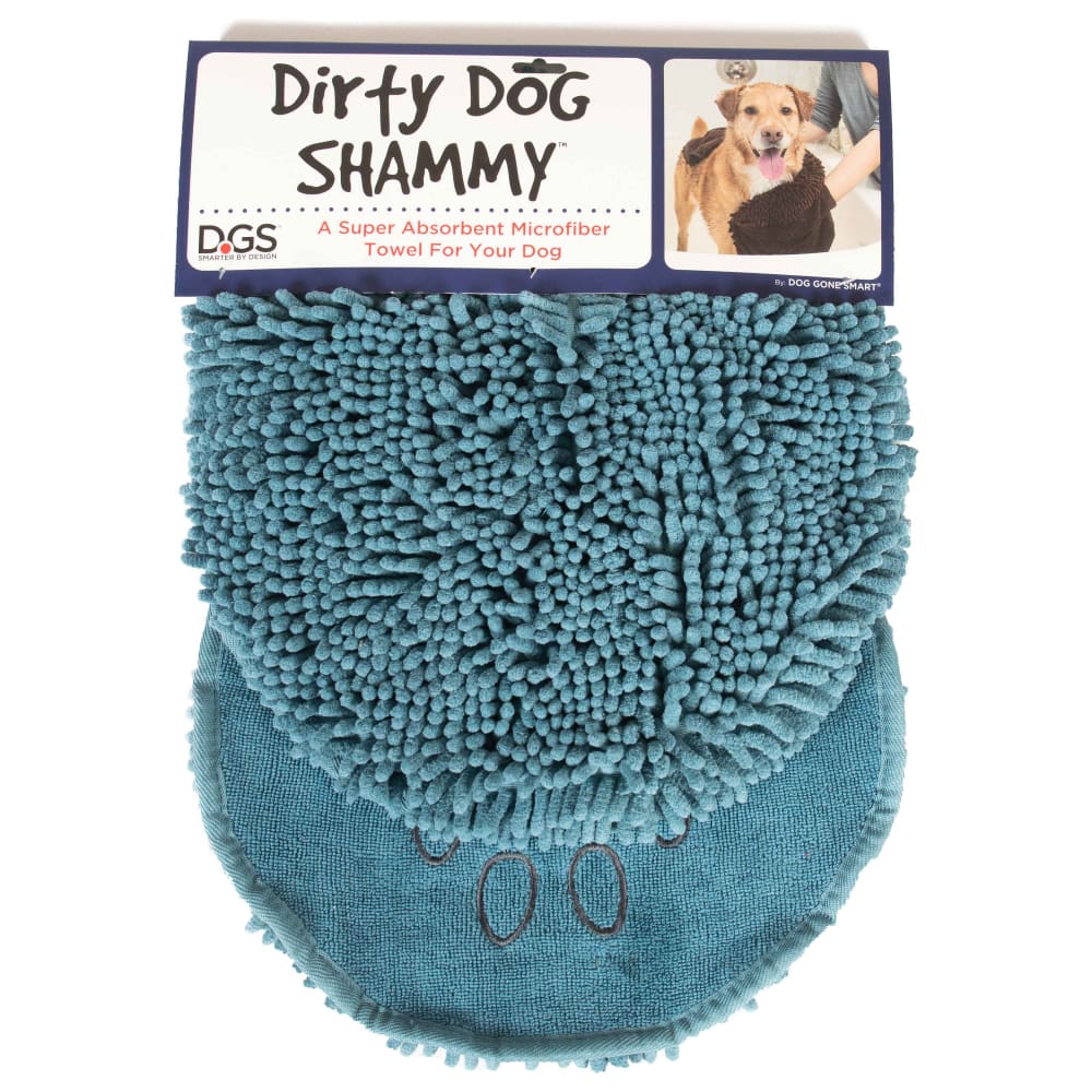Dog Gone Smart Dirty Dog Shammy Towel, Blue
