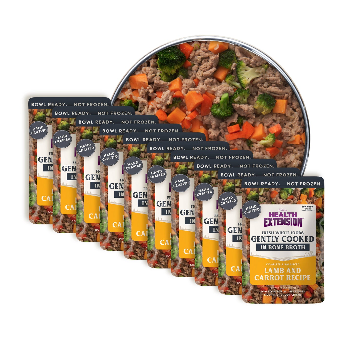 Gently Cooked Lamb & Carrot Recipe 9oz - Case