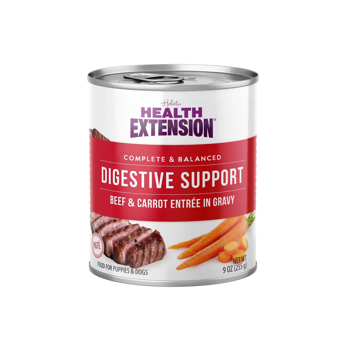 HEALTH EXTENSION DIGESTIVE SUPPORT - BEEF & CARROT 9OZ