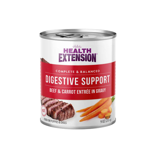 HEALTH EXTENSION DIGESTIVE SUPPORT - BEEF & CARROT 9OZ