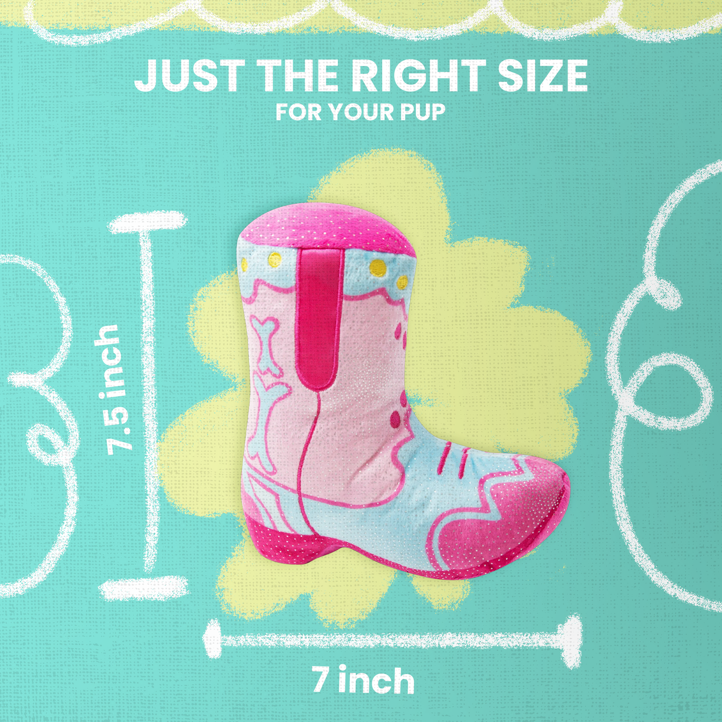 Single 2 Boot Dog Toy